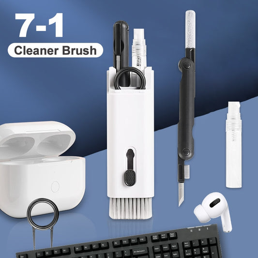 7-in-1 Cleaning Kit Computer Keyboard Cleaner Brush Earphones Cleaning Pen For Headset